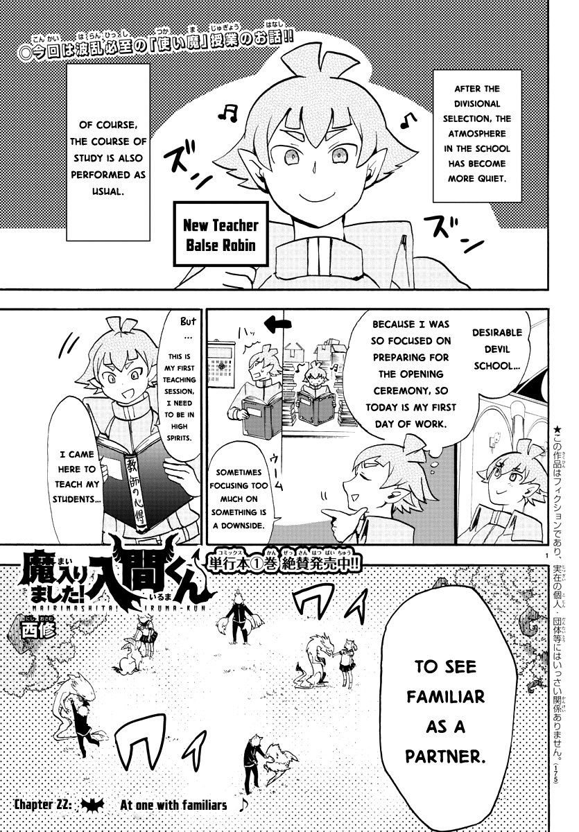 Welcome to Demon School! Iruma-kun, Chapter 22 image 02